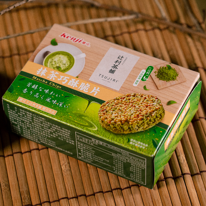 健司 辻利茶舖抹茶巧酥脆片 濃郁茶香搭酥脆口感