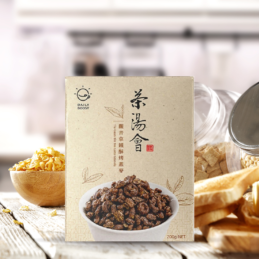 Daily Boost 茶湯會觀音拿鐵酥烤燕麥  就像邊吃麥片邊喝手搖飲