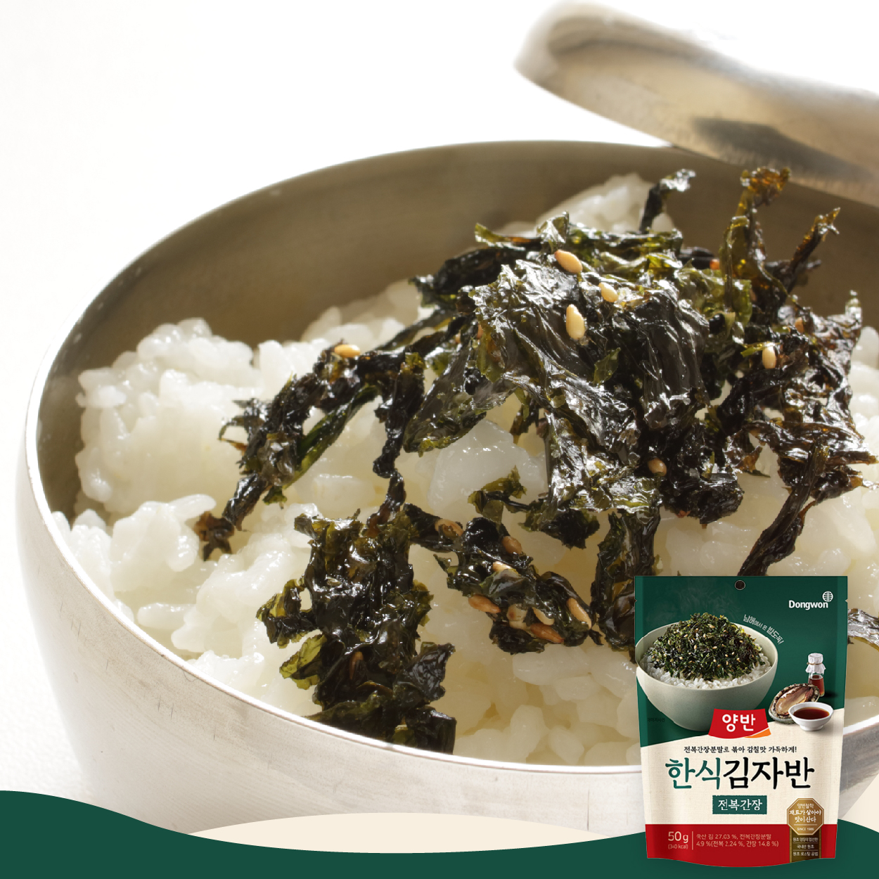 DONGWON 東遠韓式海苔酥_鮑魚醬油風味  酥脆口感 香氣十足