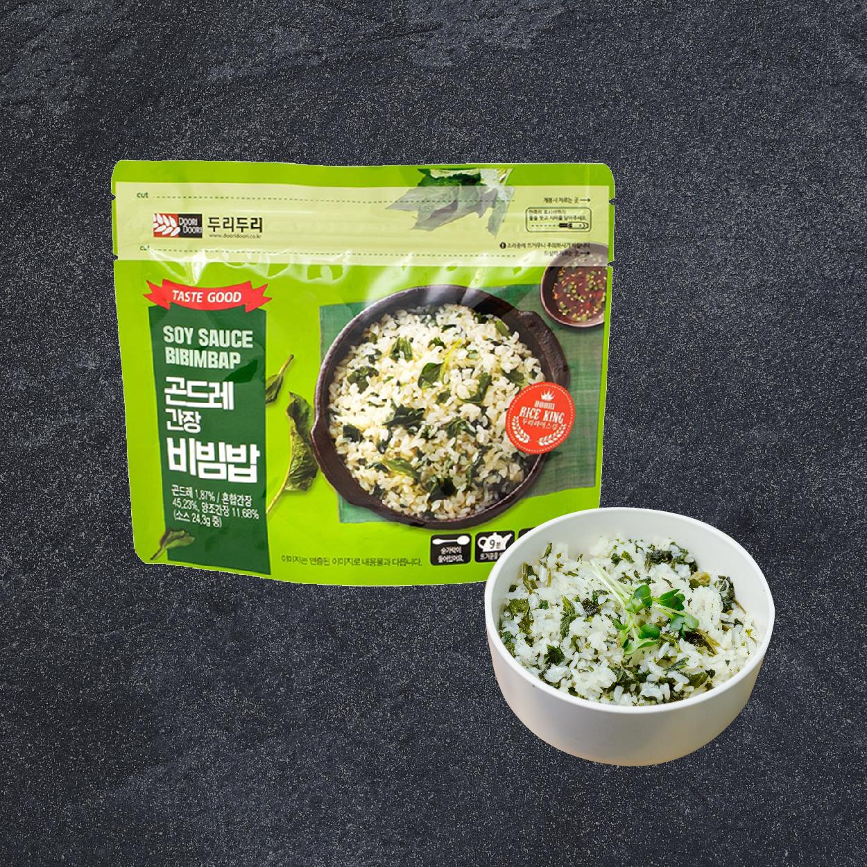 韓國Doori Doori  山薊菜醬油風味拌飯 一秒到韓國 體驗道地朝鮮美味