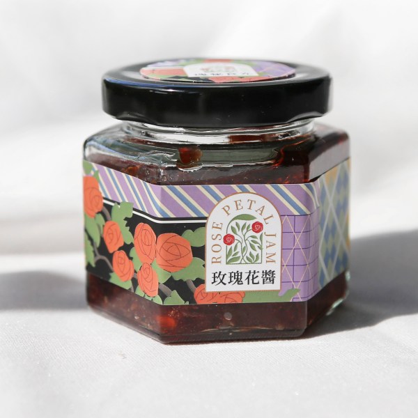 瑰秘食光 冷槌糖釀玫瑰花瓣醬 台灣多品種玫瑰