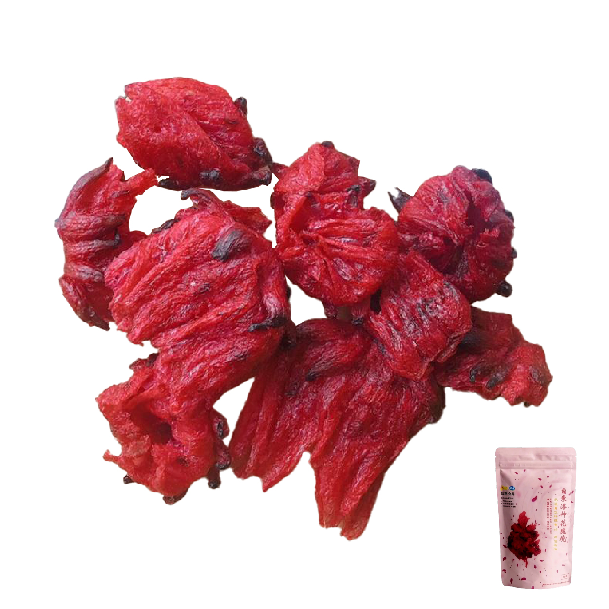 信華食品	洛神花脆燒 天然香脆酸甜口感 顛覆你對傳統蜜餞的想像!