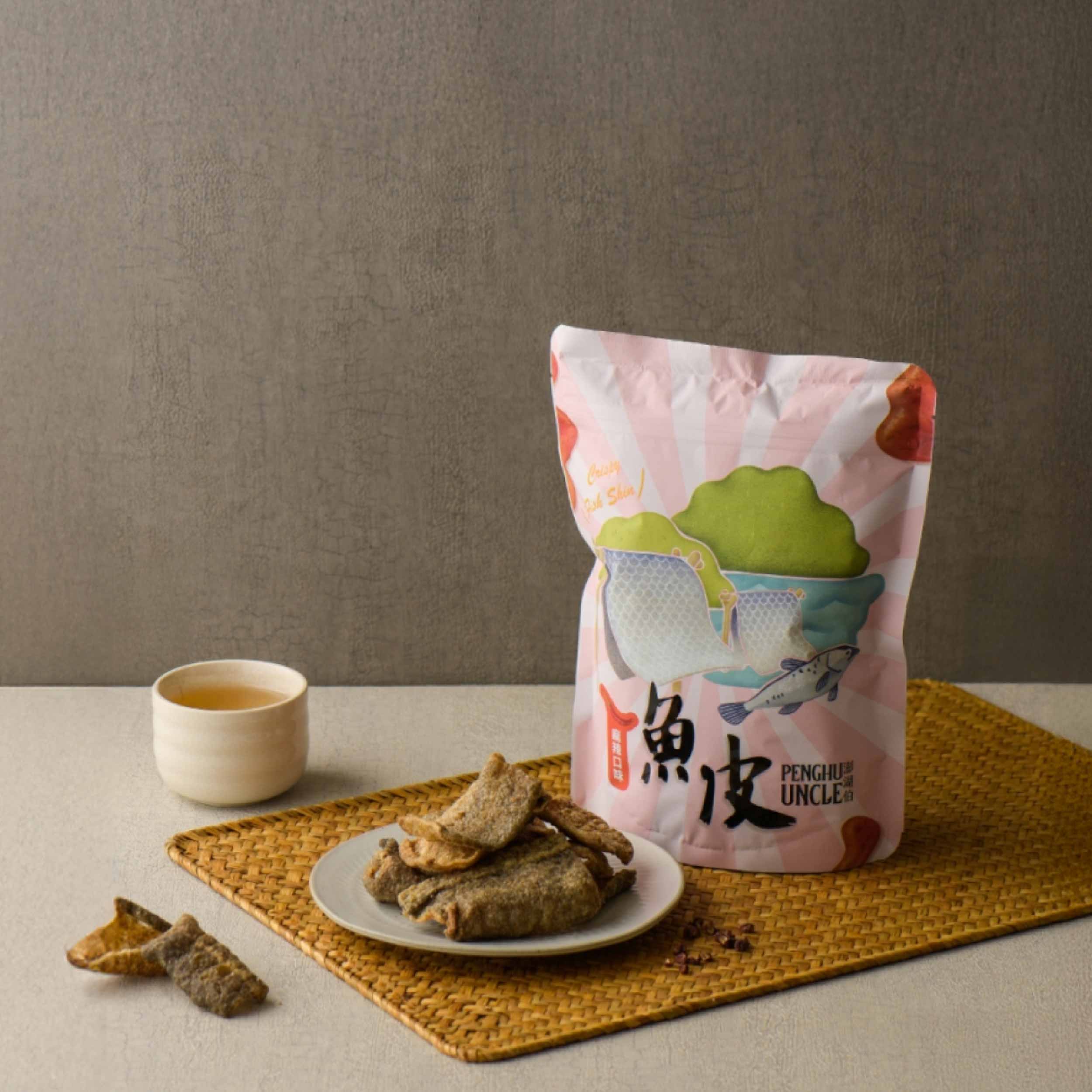 澎湖伯 風味魚皮 澎湖直送，勁辣酥麻