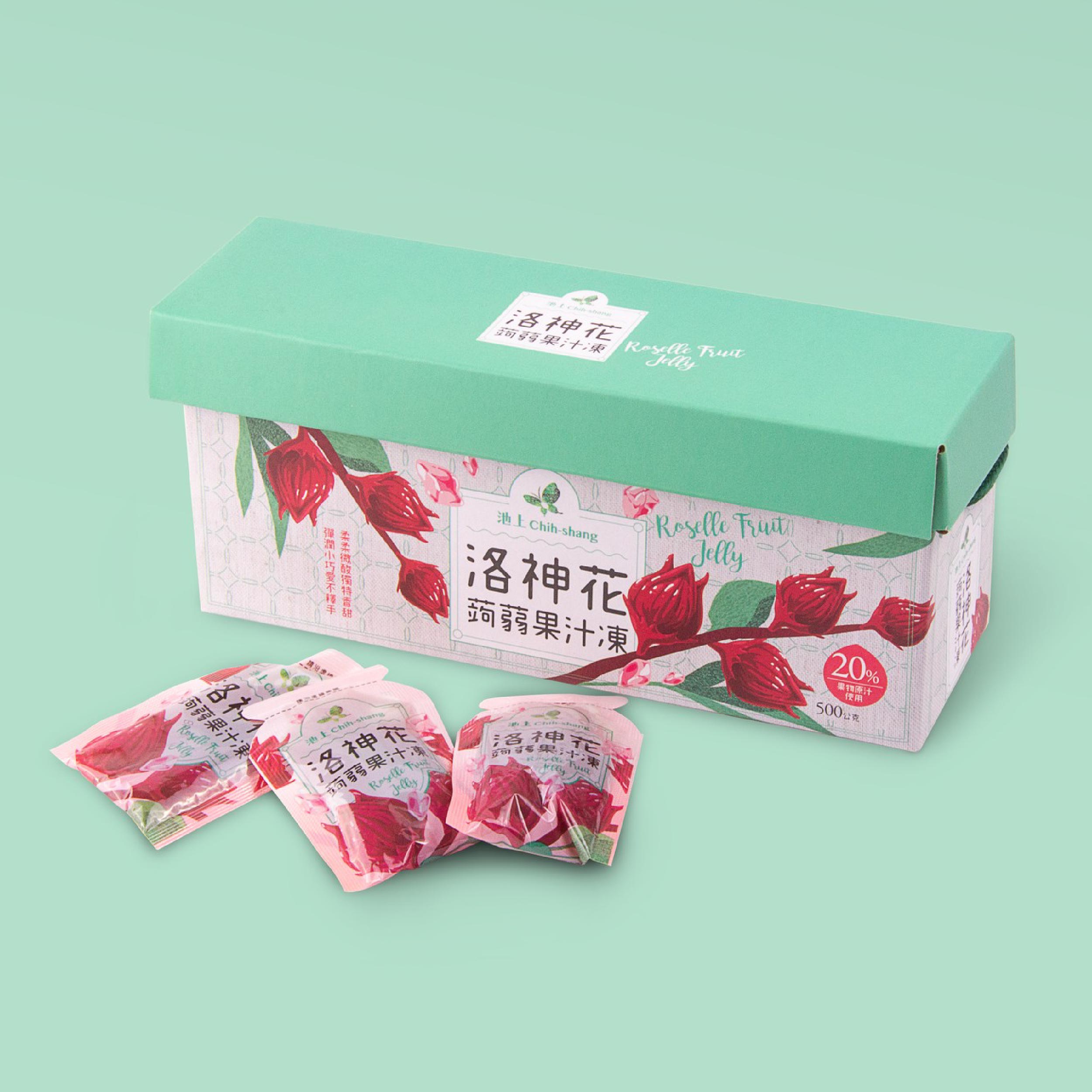 池上鄉農會 洛神花蒟蒻果汁凍，夏日補給清爽感