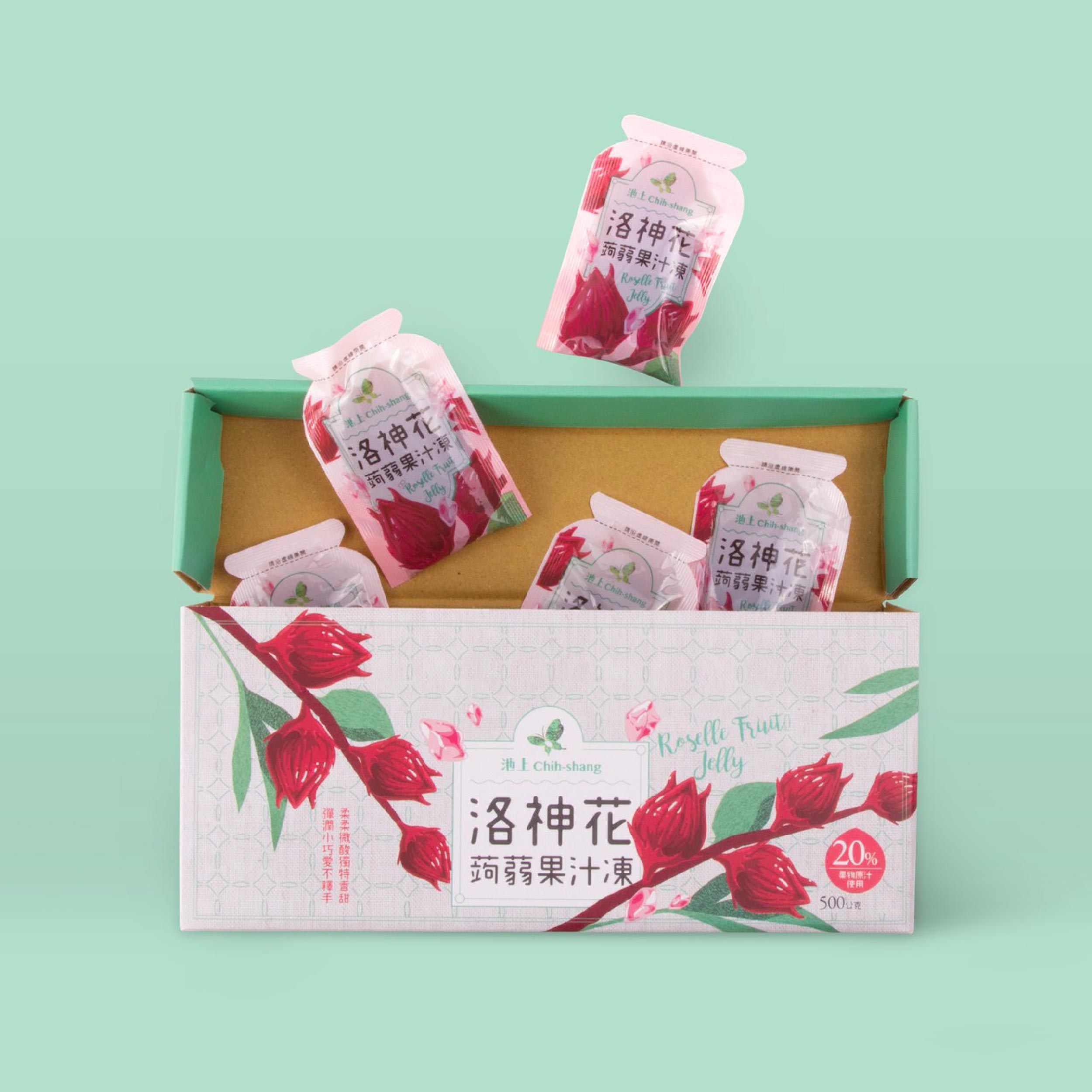 池上鄉農會 洛神花蒟蒻果汁凍，夏日補給清爽感