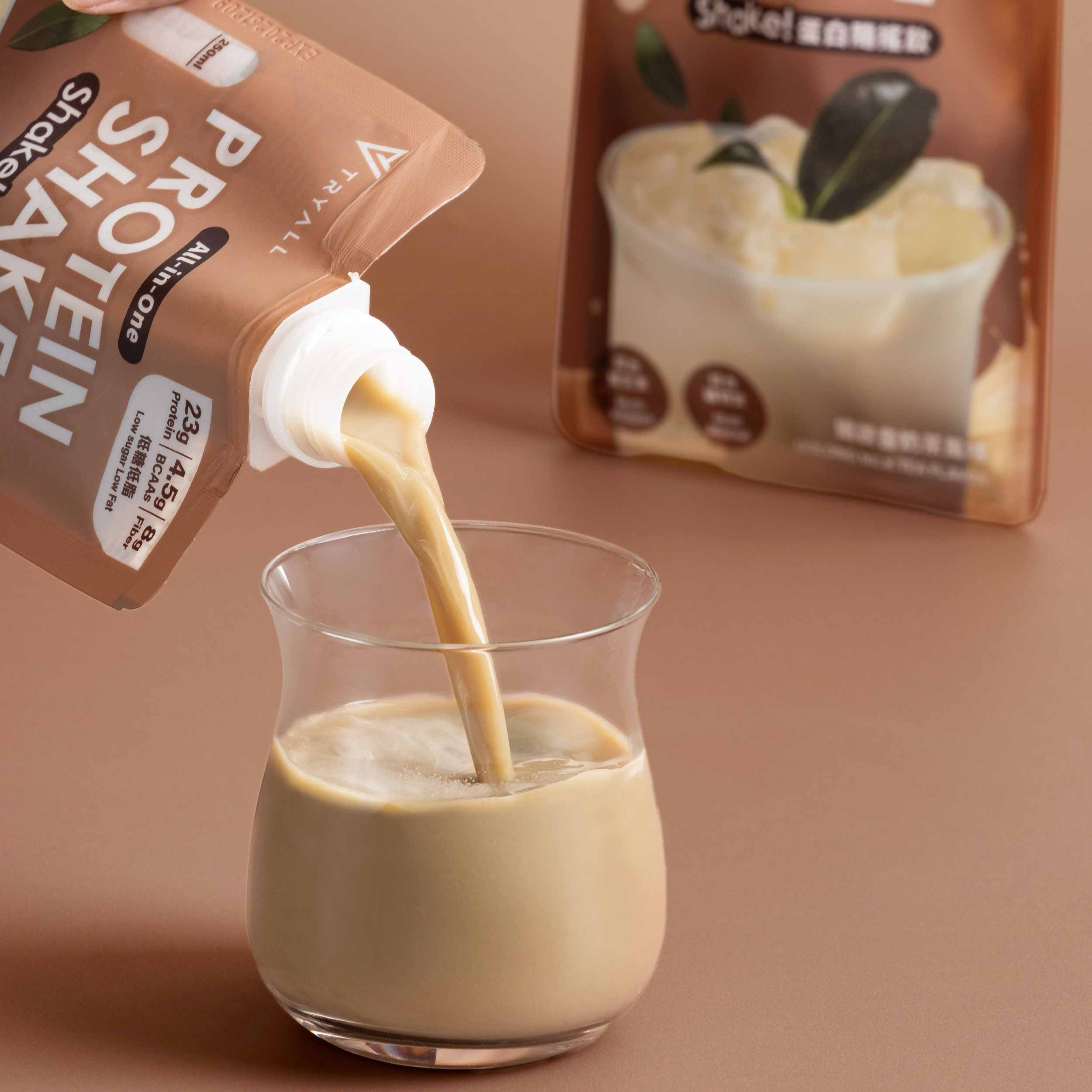 台灣Tryall 蛋白隨搖飲 鐵觀音奶茶風味 茶香濃郁，蛋白滿分！顛覆你對高蛋白的想像