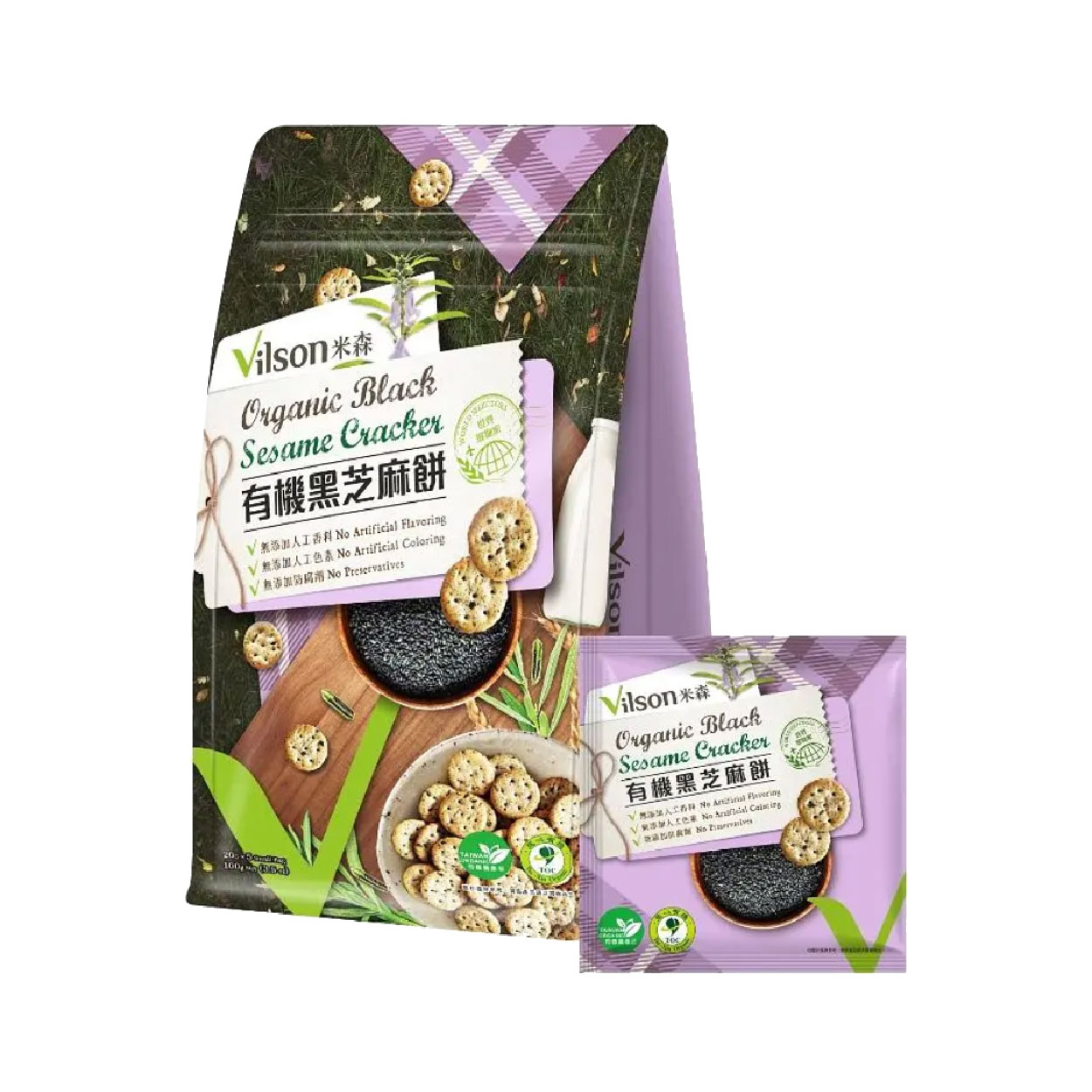 米森 黑芝麻餅 濃香黑芝麻，酥脆每一口的好滋味