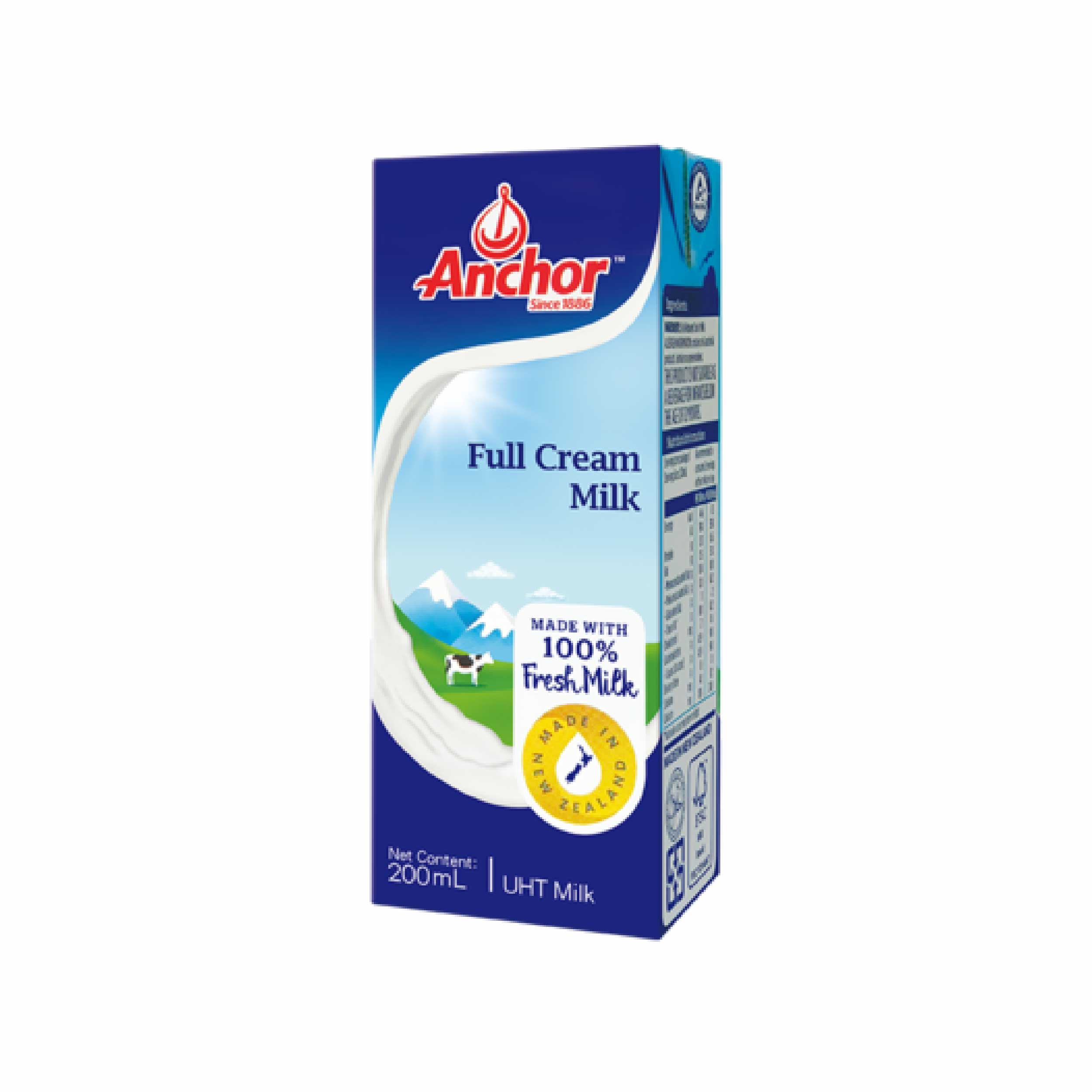 安佳 100%純牛奶保久乳 喝得到的黃金牧場純淨香濃，濃郁奶香回不去