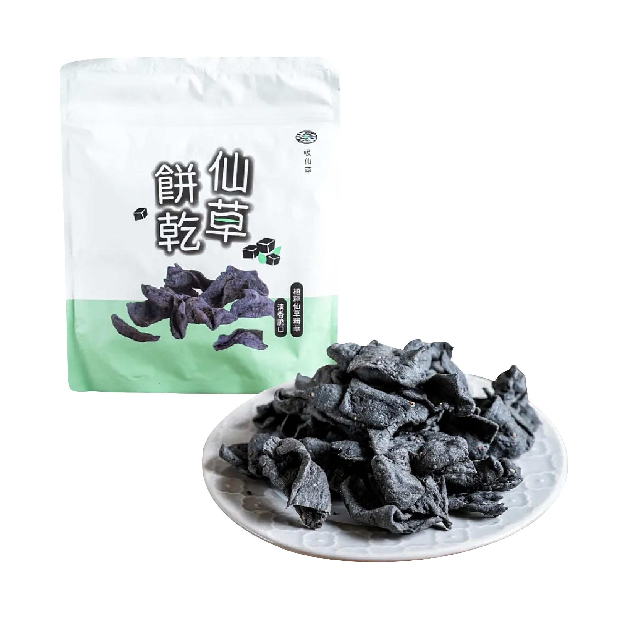 吸仙草 仙草豆腐餅乾 濃郁豆香X清新草本，香酥脆的創意新食感