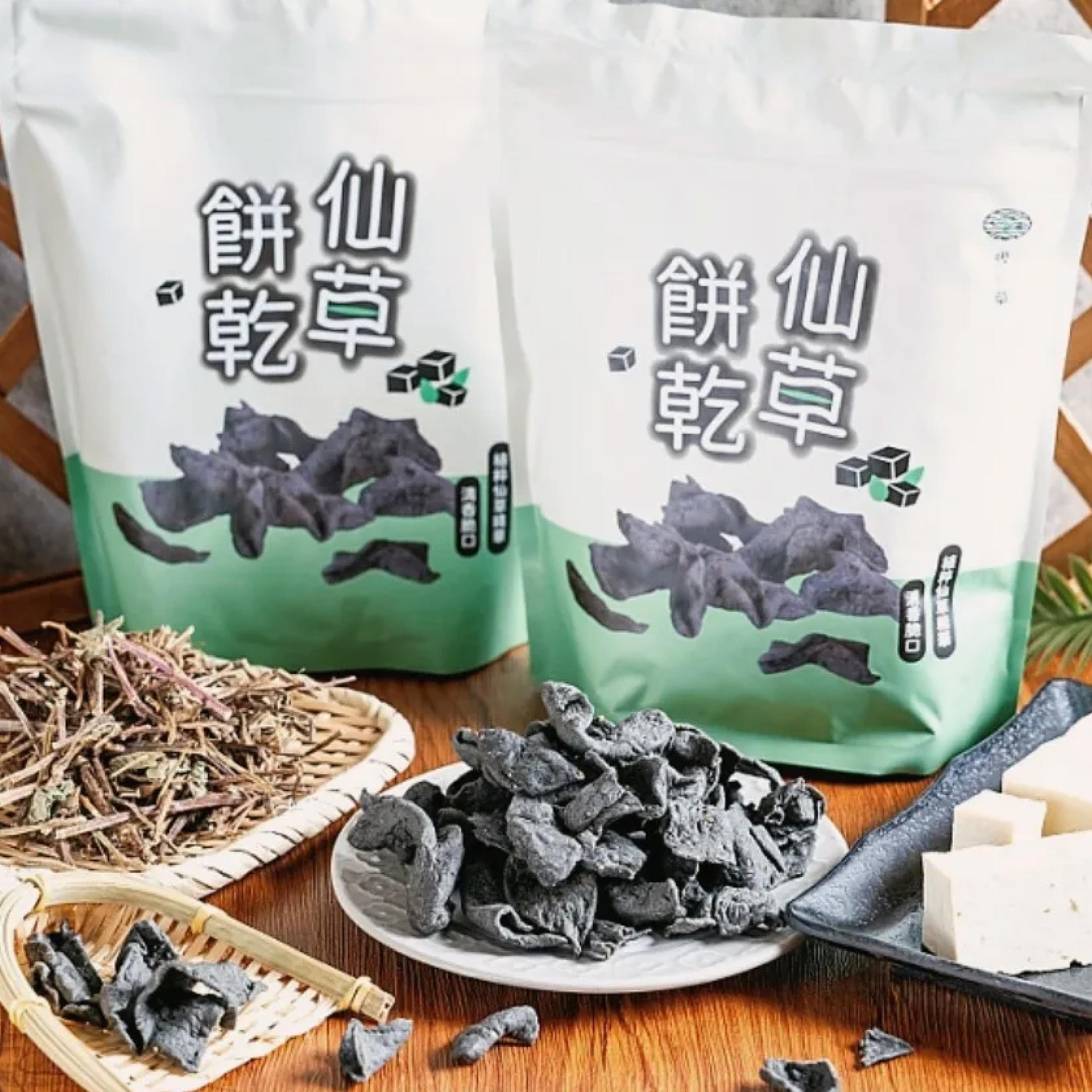 吸仙草 仙草豆腐餅乾 濃郁豆香X清新草本，香酥脆的創意新食感