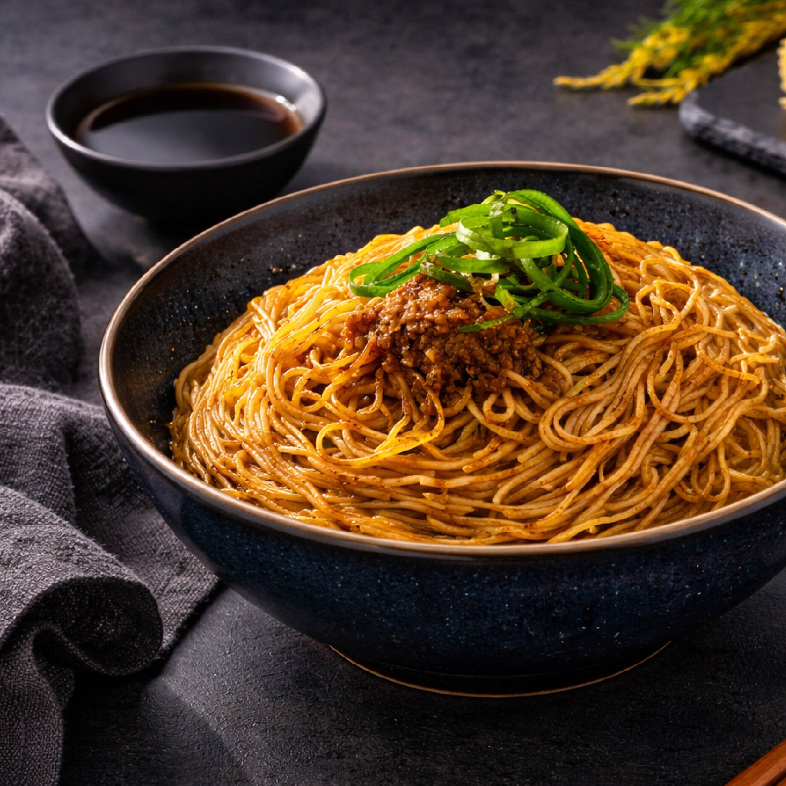 霧峰區農會 薑麻酒粕細麵 醇厚薑麻遇上甘甜酒粕，顛覆味蕾的濃郁麵香
