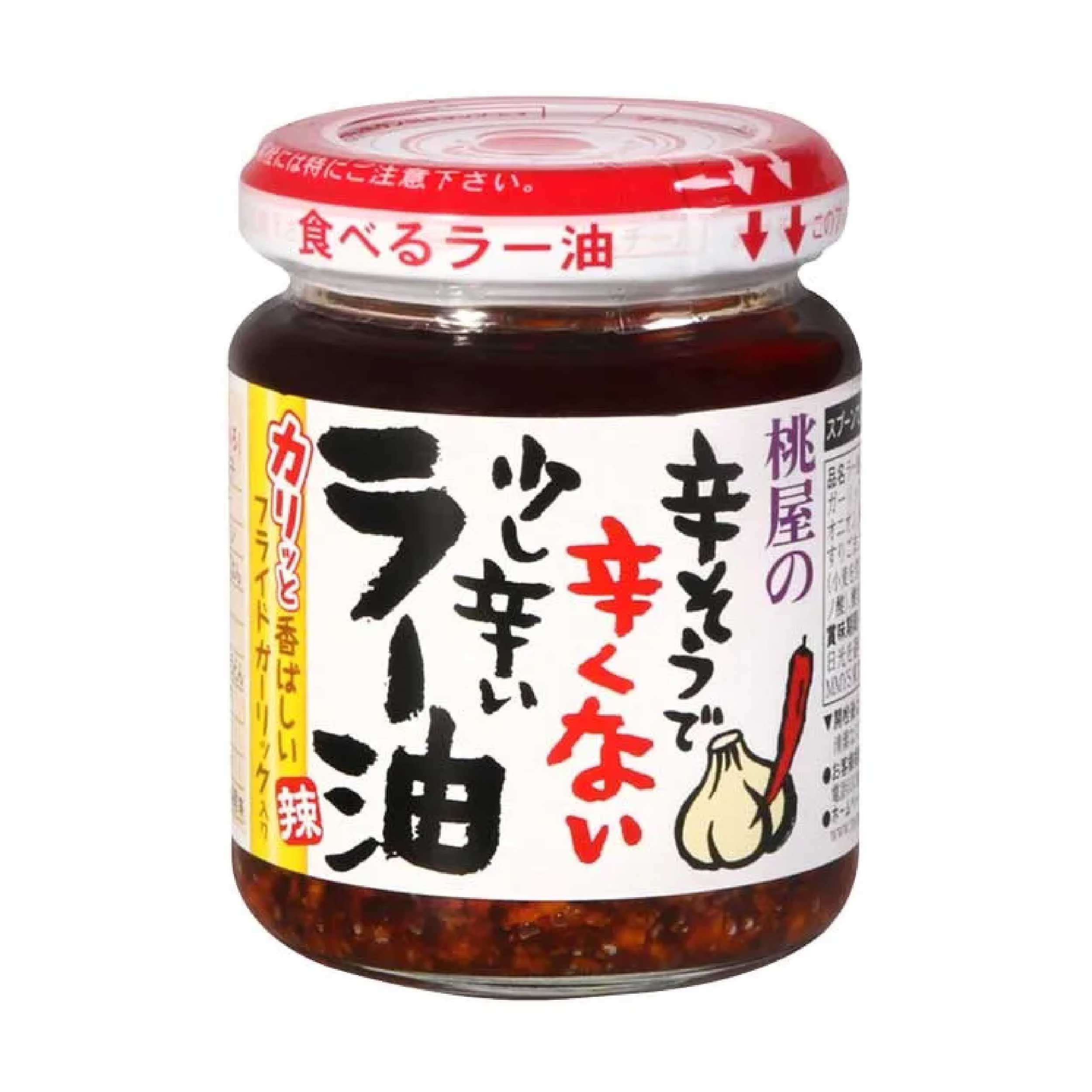 桃屋 香味辣油 濃郁日式辣油香氣，拌飯拌麵都百搭，每一口都是讓人停不下來的美味享受。