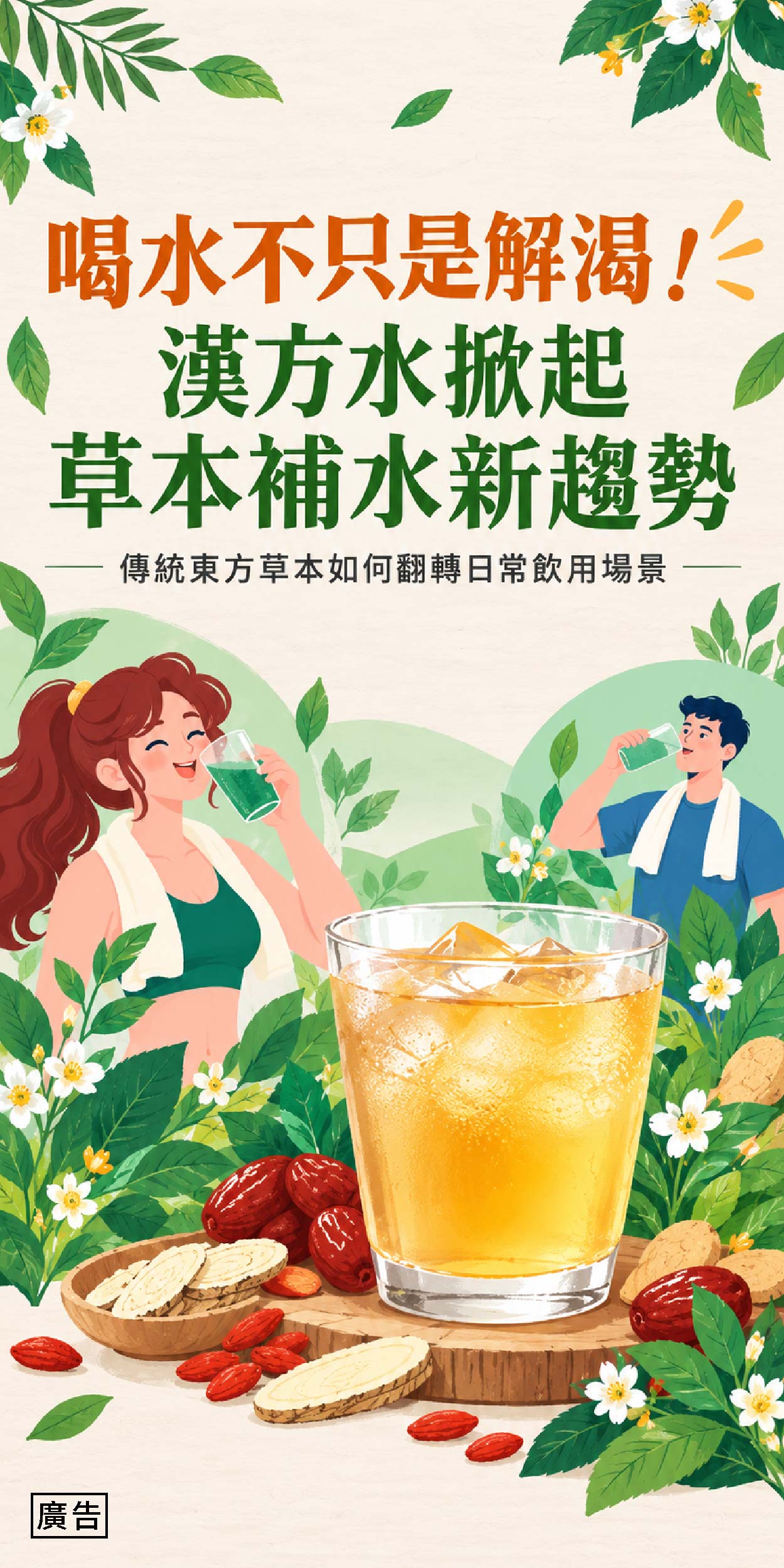 日韓也著迷的「漢方」飲料！清爽好喝成為補水新武器