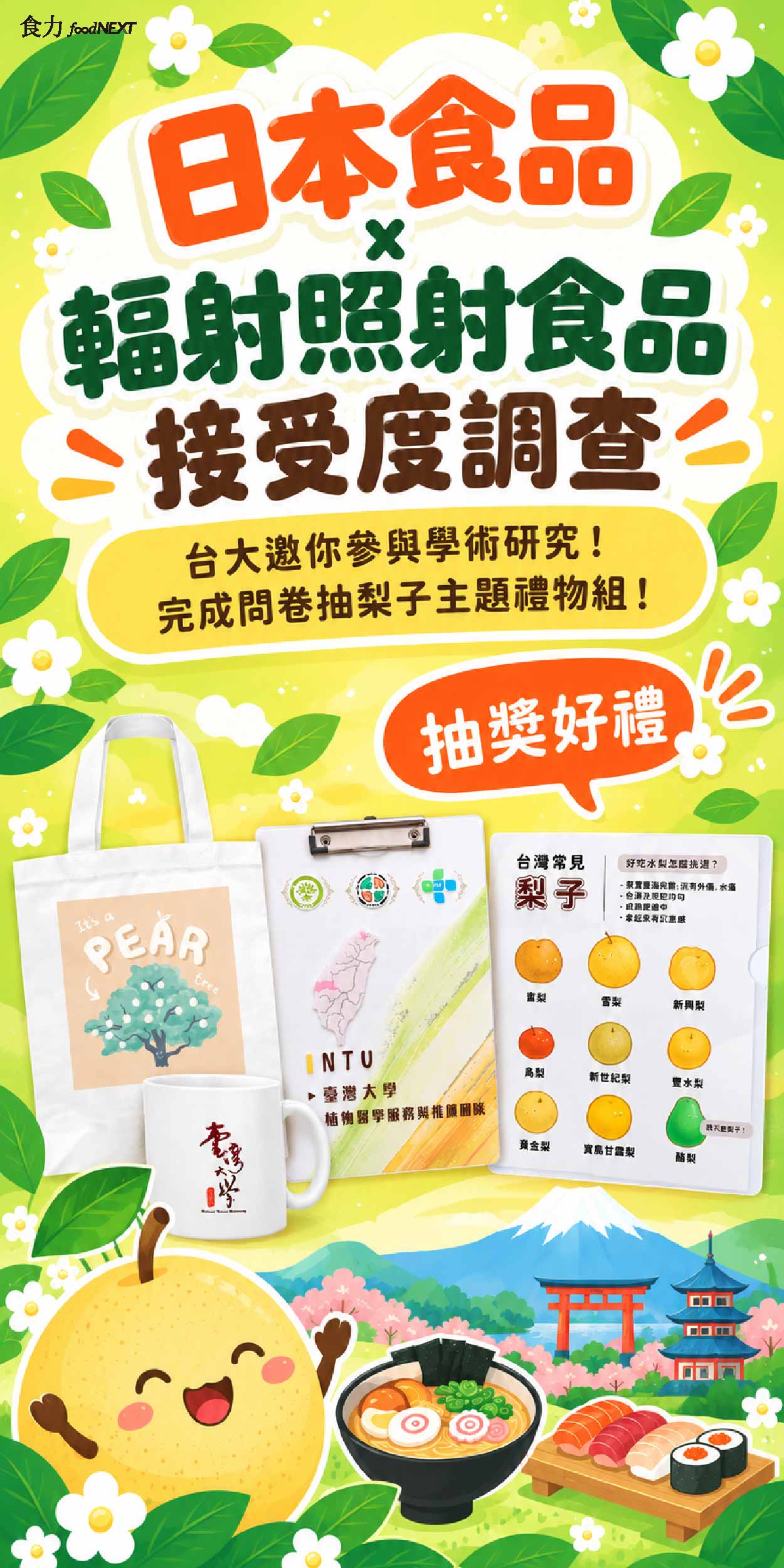 台大問卷｜輻射照射食品