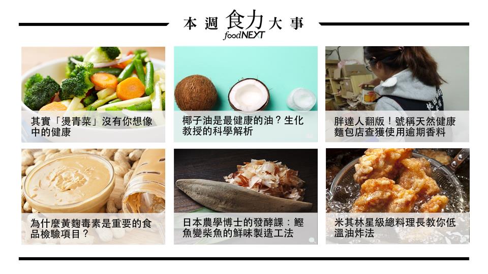 回顧一週食事16 03 13 03 19 食力foodnext 食事求實的知識頻道