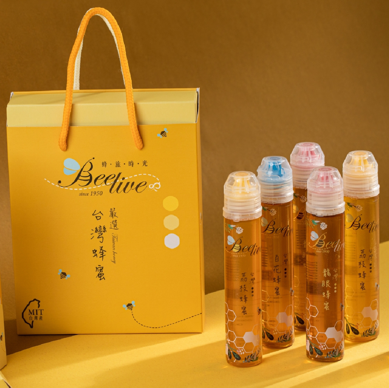 型農大聯盟 蜂旅時光蜂蜜禮盒 100%台灣在地自然熟成蜜