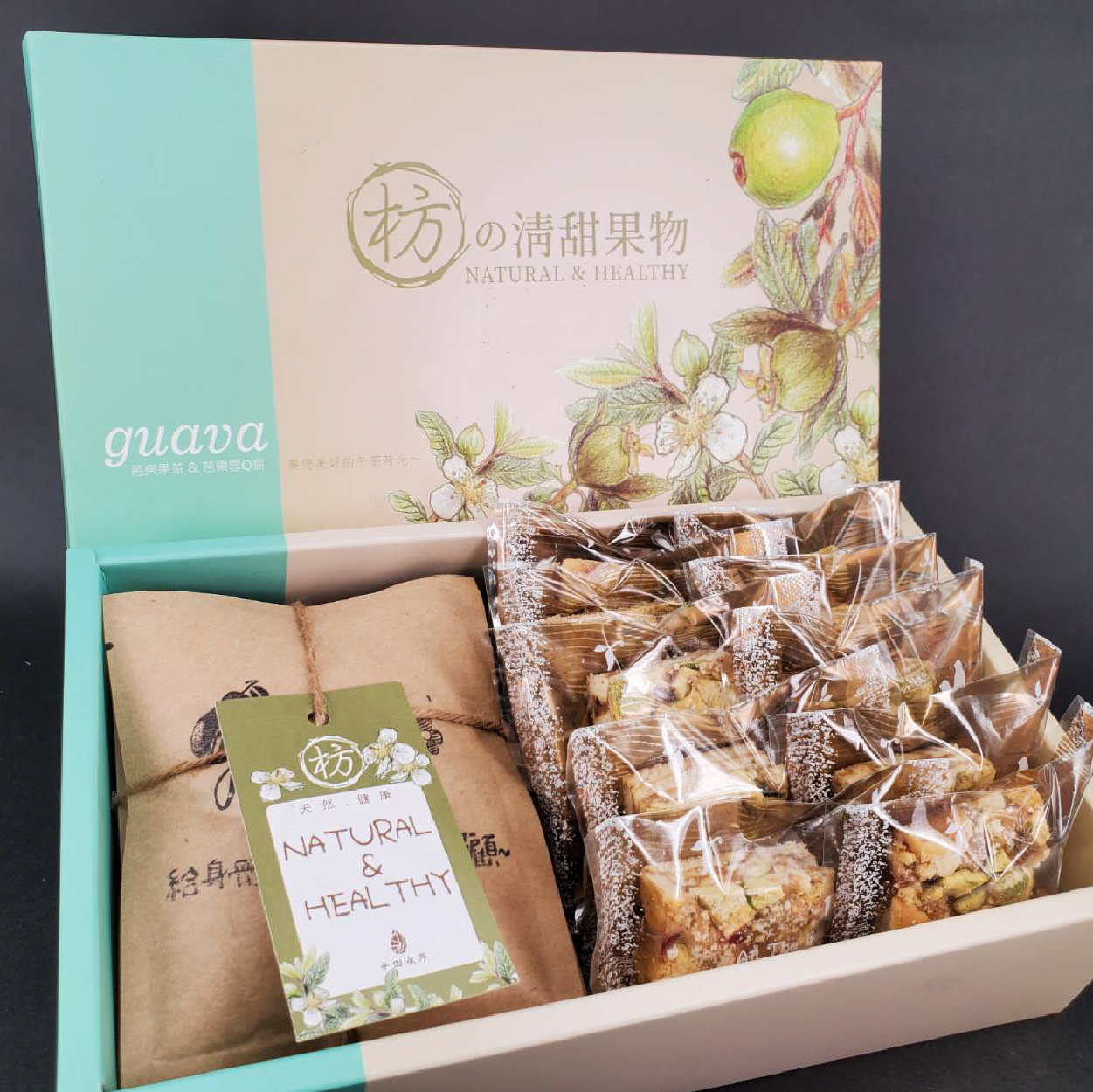平田永序農場 芭樂雪Q餅禮盒 落實環境友善的在地台灣味
