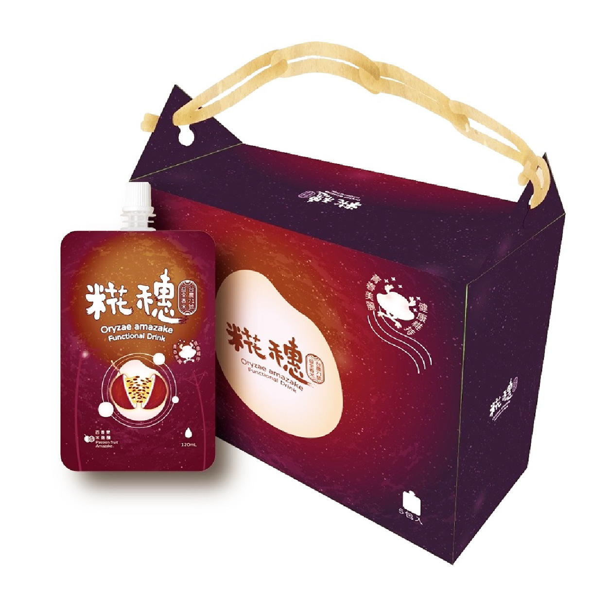 台灣農創	糀穗-百香果/蘋果米麴釀 自然發酵甘甜味 營養滿分健康補給