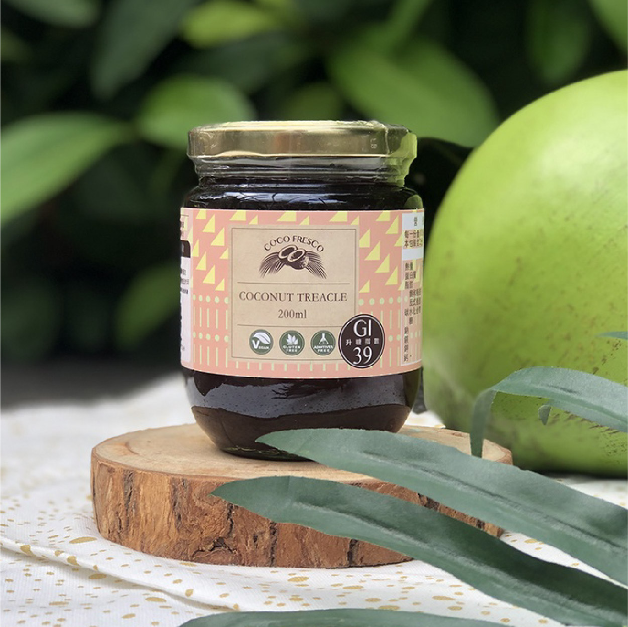 COCO FRESCO 椰子花蜜 百分百天然椰蜜製作 取代蜂蜜 全素可食用