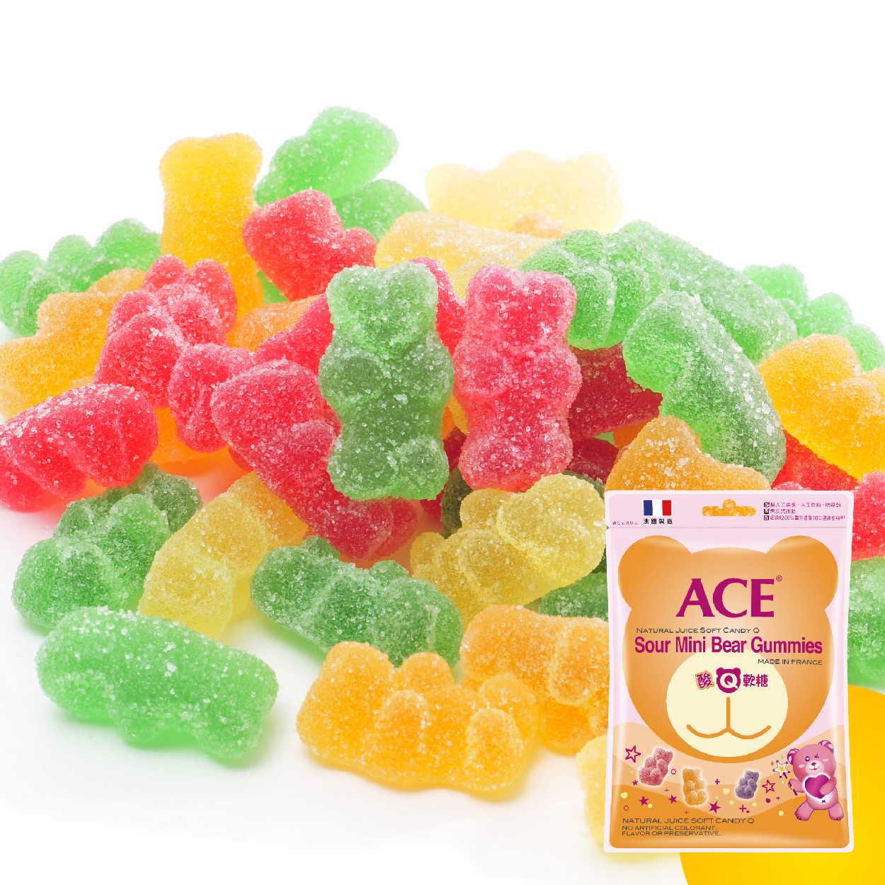 ACE 酸Q熊軟糖 媽媽心目中的軟糖首選品牌——法國浪漫與安心的存在