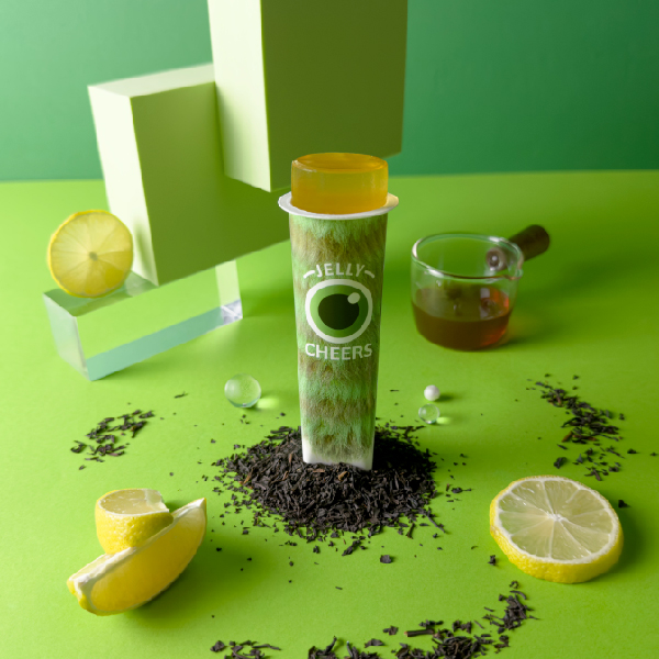 CHEERSJELLY 檸檬紅茶蒟蒻凍葉黃素款 獨家Q彈微脆 一撕即可享用