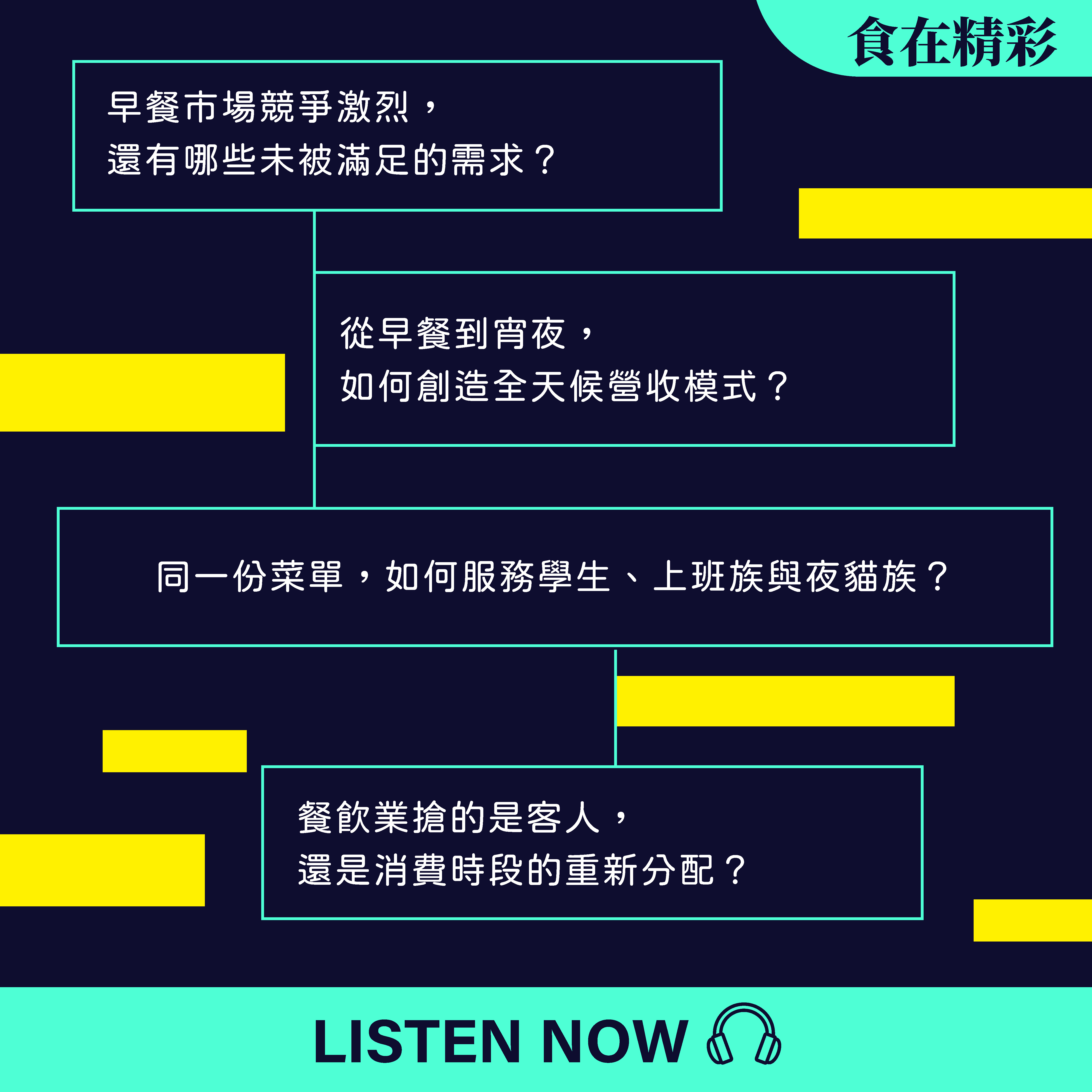 從早餐到宵夜都是生意  「早到晚到」如何重組餐飲消費時段？