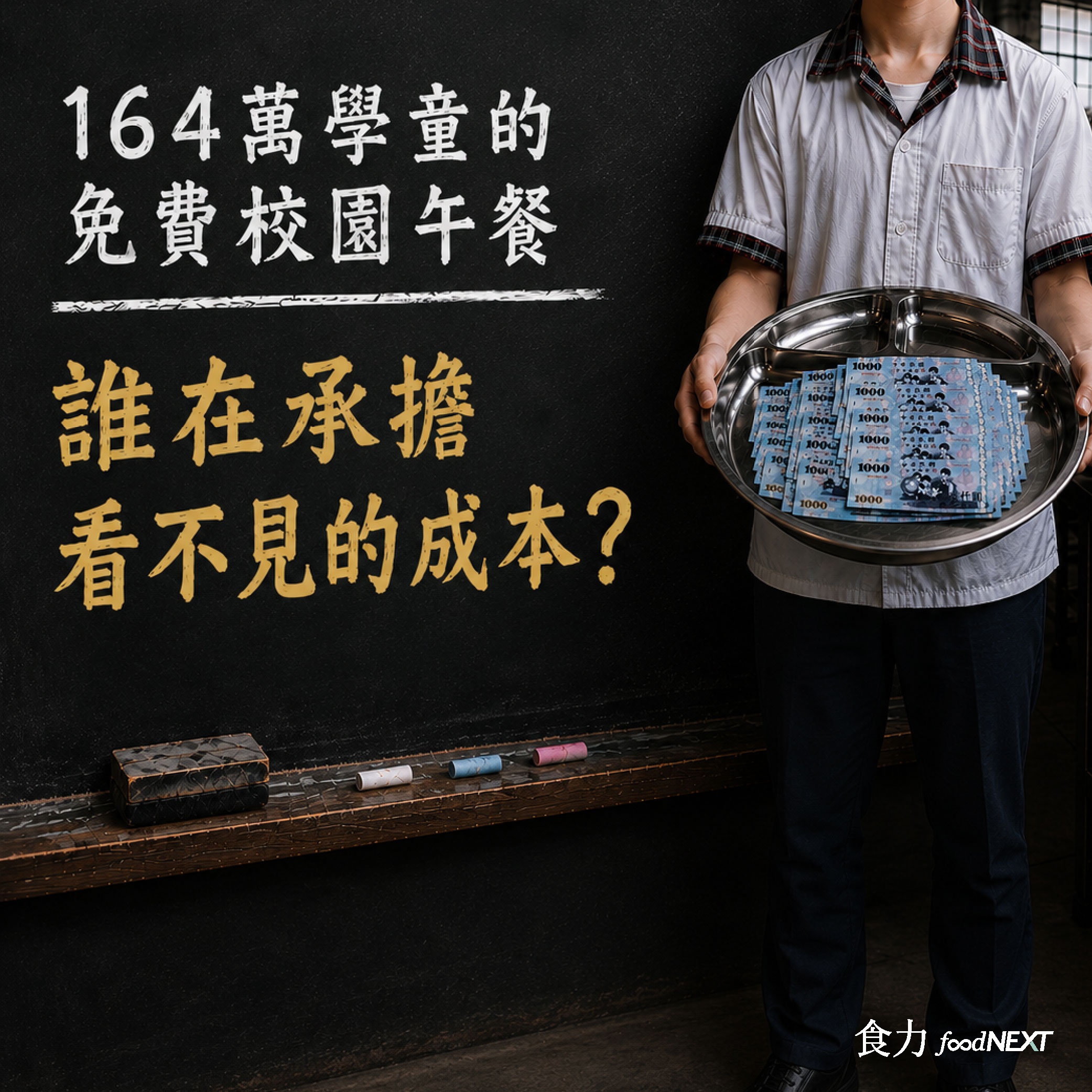 【電子雜誌】<br/>164萬學童的免費校園午餐 誰在承擔看不見的成本？
