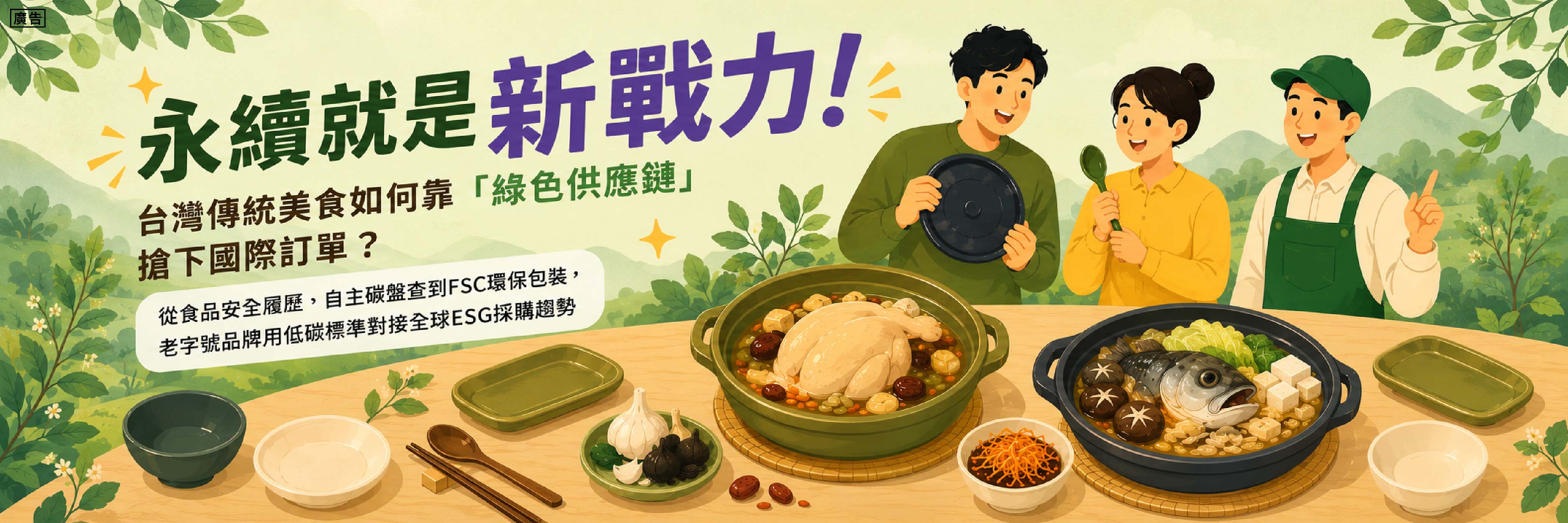 從循環食器、認證土雞到在地沙鍋魚頭！看台灣品牌如何用永續叩響世界大門！