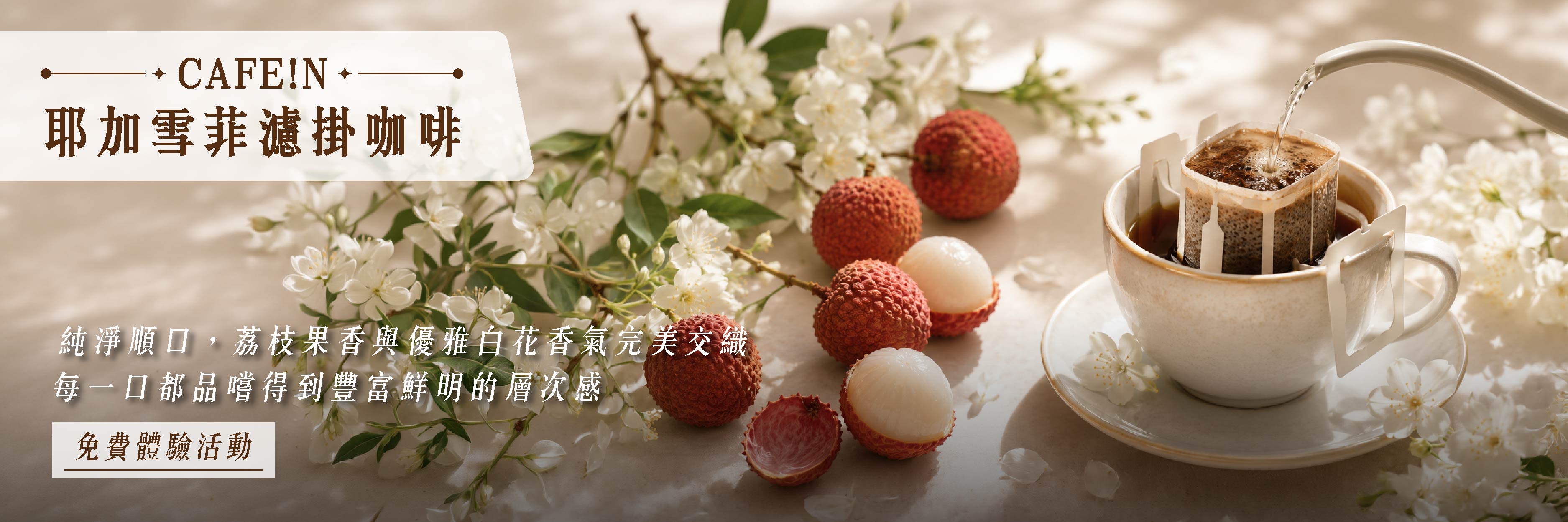 CAFE!N 硬咖啡 耶加雪菲濾掛咖啡10g 純淨順口