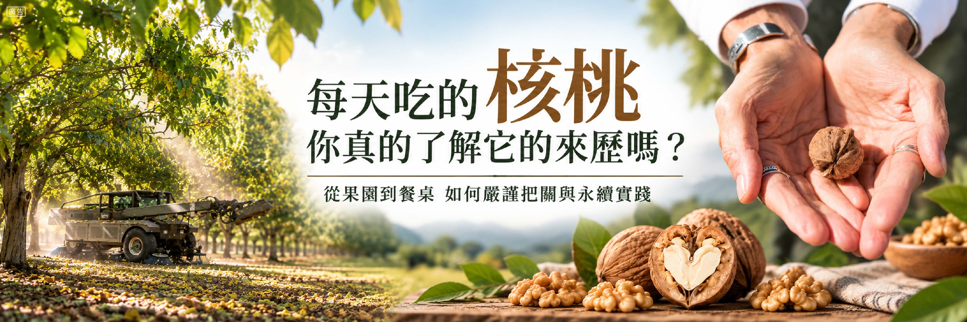一顆核桃也能實踐永續！讓健康飲食從每天一把核桃開始